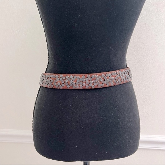 Joe’s Jeans Brown Leather with Studs Belt - Picture 5 of 10